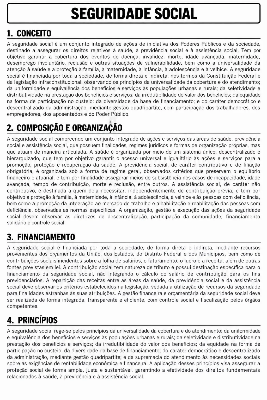 Antes: conteúdo tradicional em longos parágrafos