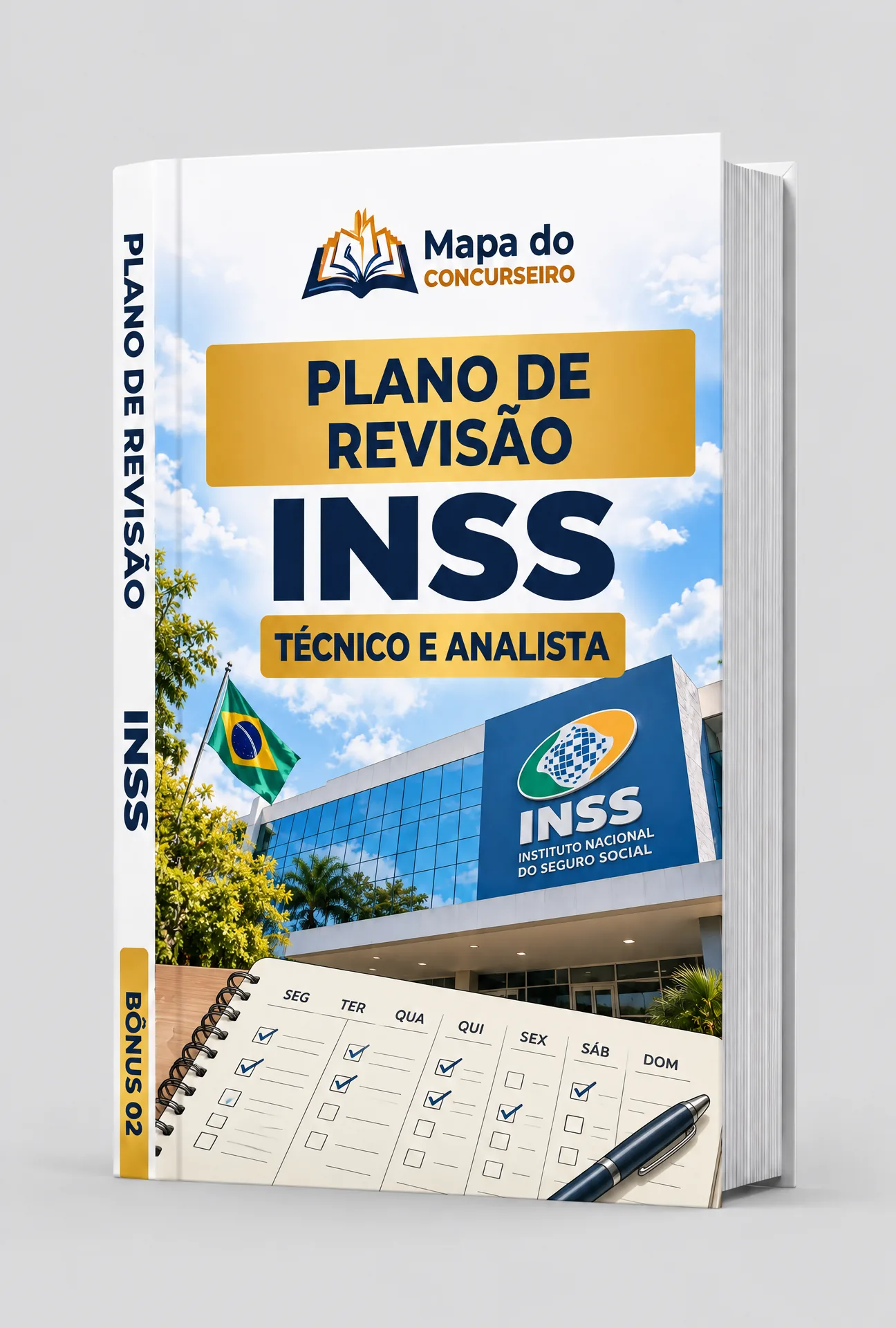 Livro Plano de Revisão INSS — Técnico e Analista — Bônus 02